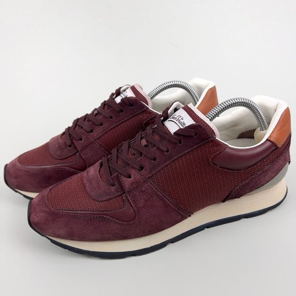 Louis Vuitton Other - Louis Vuitton Abbesses low top trainer red suede mesh 8 LV or 9 US 42 EUR GO1106